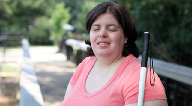 Woman says she is happier than ever after fulfilling lifelong wish of becoming blind