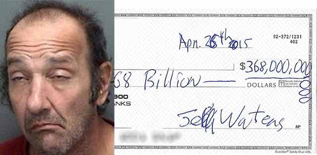 Florida Man Attempts To Cash $368 Billion Check